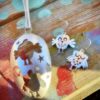 handmade and upcycled vintage flatware spoon owl earrings