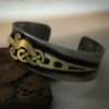 Handcrafted and repurposed celtic kuff bangle