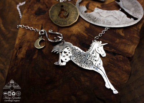 Aww So Cute - 925 Sterling Silver Unicorn Pendant for Girls and Kids  (NK0849) : Amazon.in: Fashion
