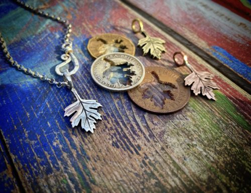 Falling Leaves Necklace Bead Weaving Kit - Beads Gone Wild