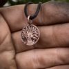 40th birthday gift tree of life made from repurposed half penny coin