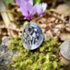 magic mushroom shroom mushies picky luck ring made from silver sixpence coins by hairy Growler